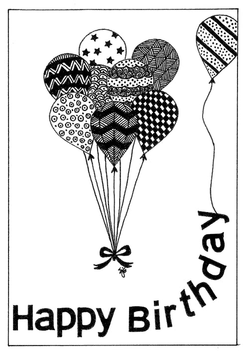 A Zentangle Birthday