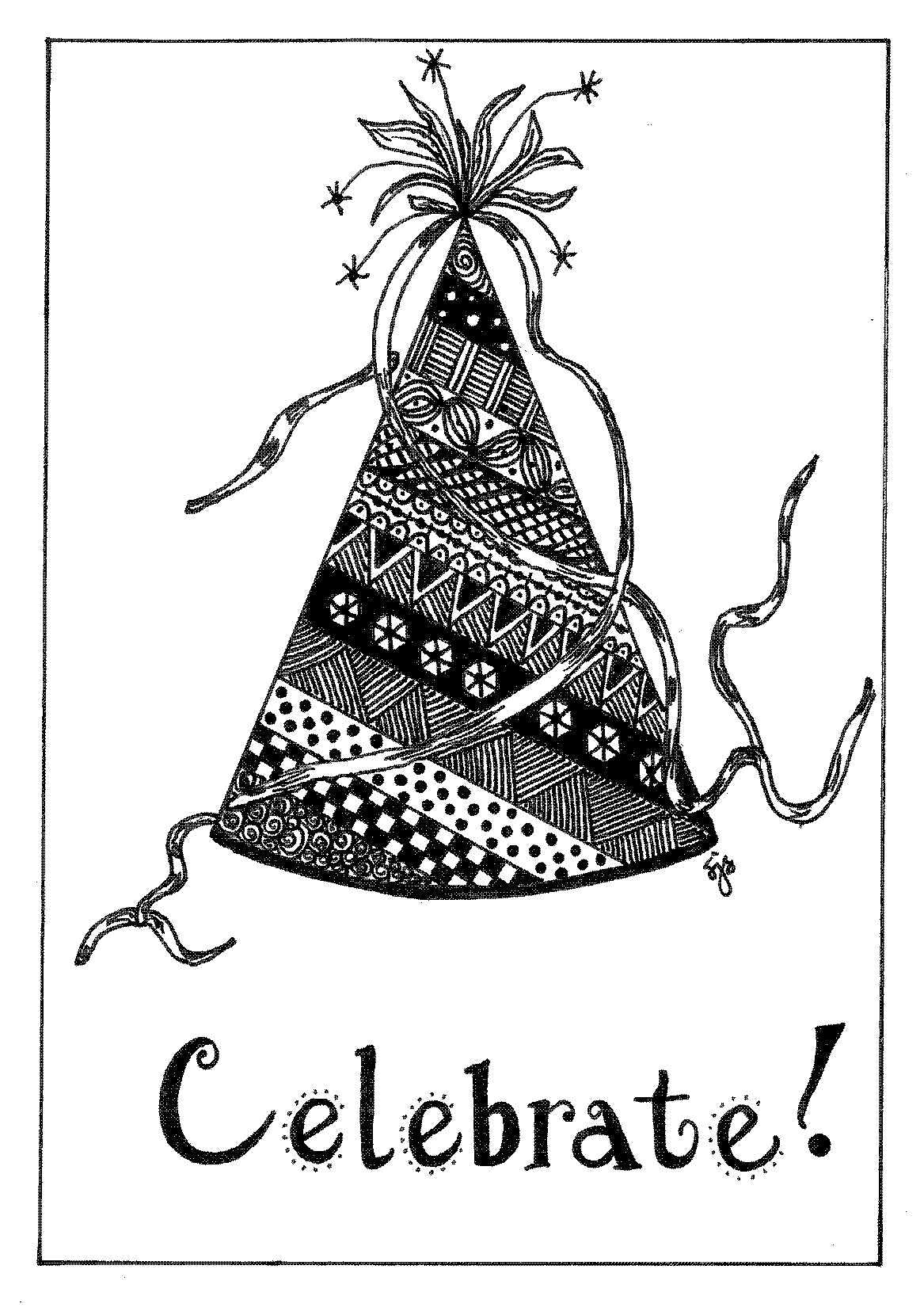 A Zentangle Birthday