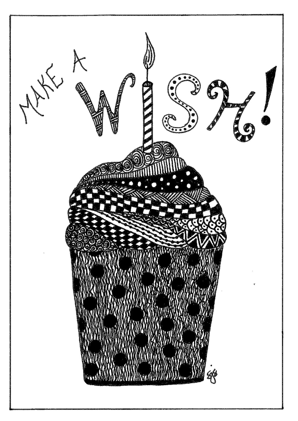 A Zentangle Birthday